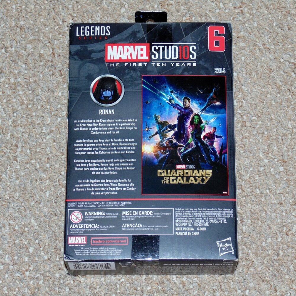 2017 Hasbro Marvel Legends Marvel Studios: The First Ten Years 6" Ronan MIB New - Picture 2 of 10